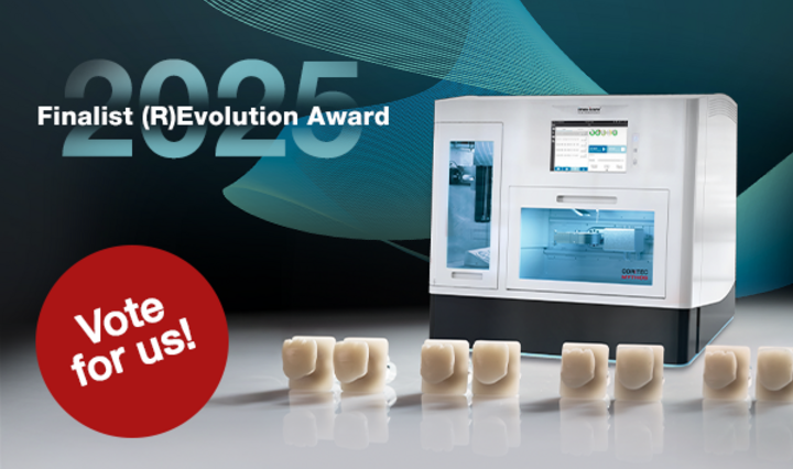 imes-icore is a finalist of the Formnext (R)Evolution Award with CORiTEC Mythos