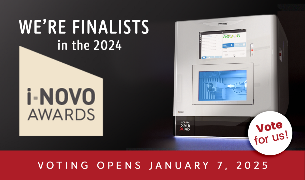 Imes-icore is one finalist in the i-NOWO Awards 2024 with its machine ...