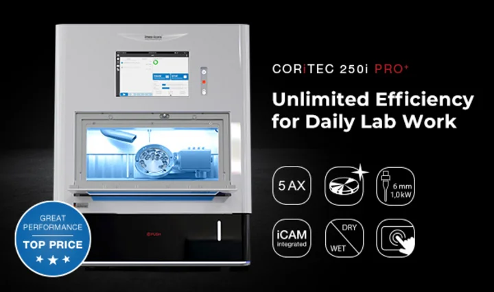 CORiTEC 250i PRO+: Machine de fraisage à 5 axes haute performance pour laboratoires dentaires