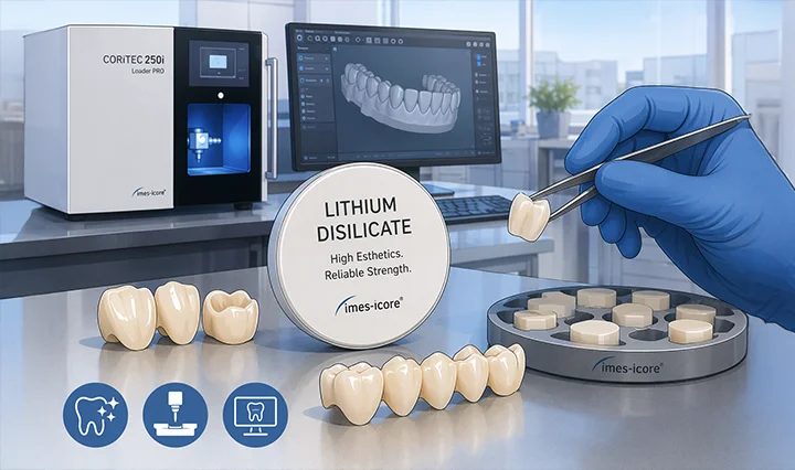 Lithiumdisilikat im Dentallabor