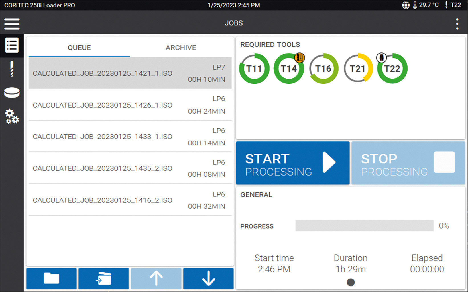 CORiTEC 250i Loader PRO - SmartControl - Overview