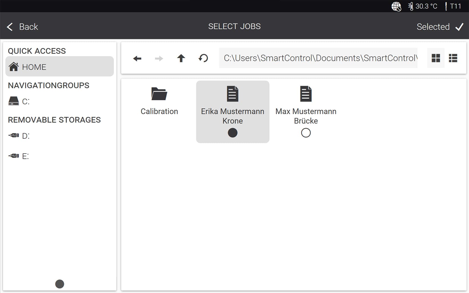 CORiTEC 150i - SmartControl - Tool manager