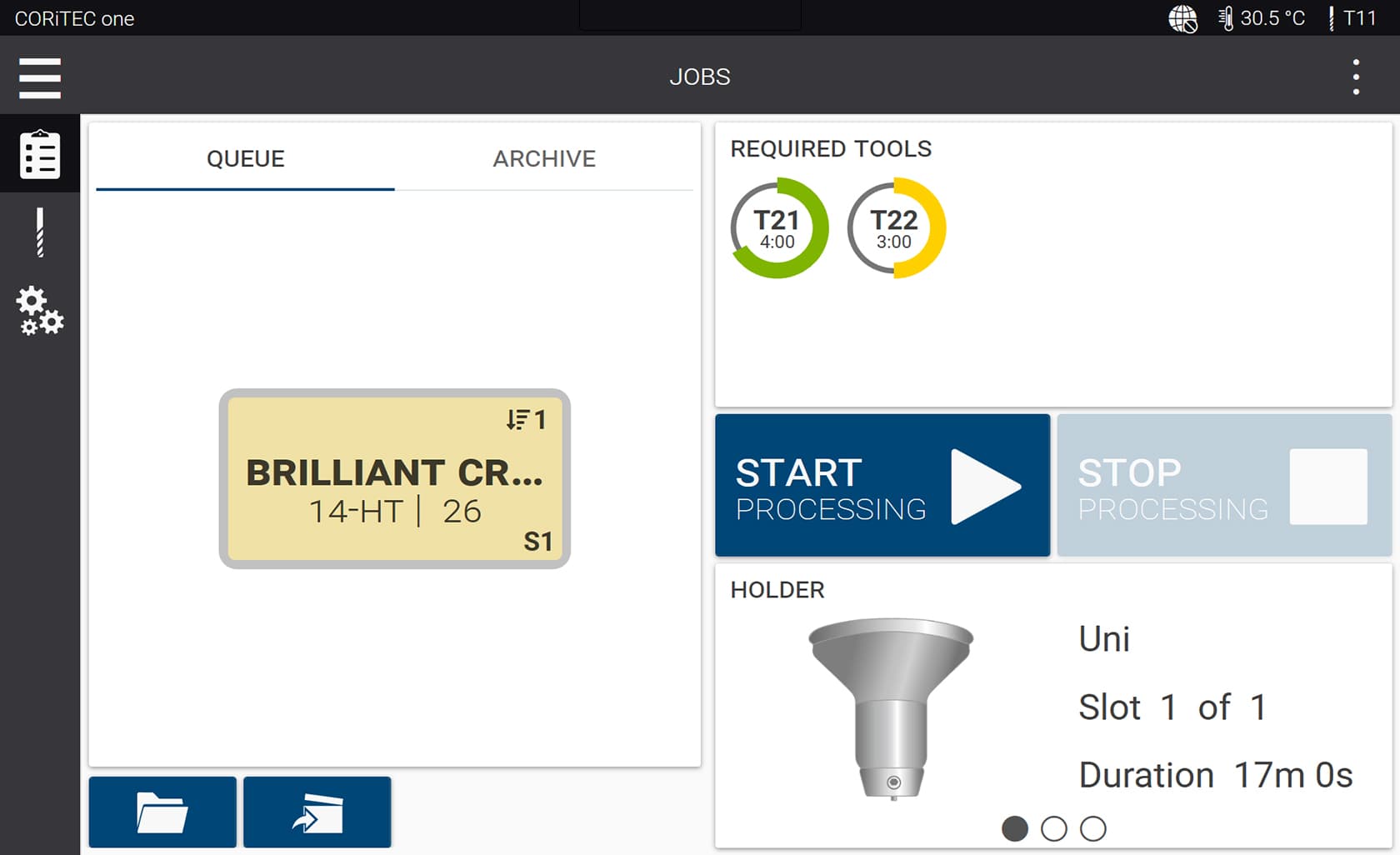 CORiTEC one - SmartControl - Overview