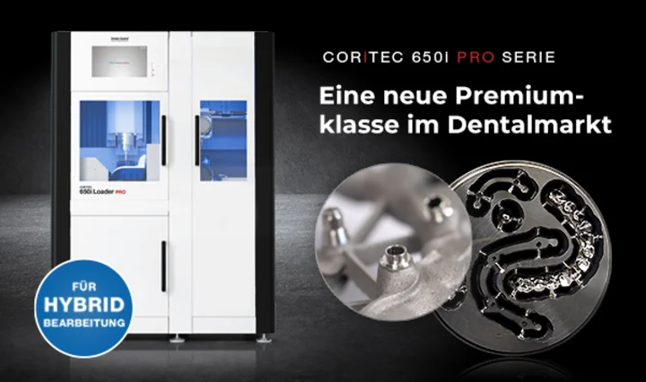 Die neue Premiumklasse für den Dentalmarkt: CORiTEC 650i PRO Serie von imes-icore