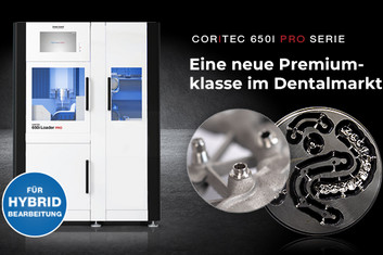 Die neue Premiumklasse für den Dentalmarkt: CORiTEC 650i PRO Serie von imes-icore