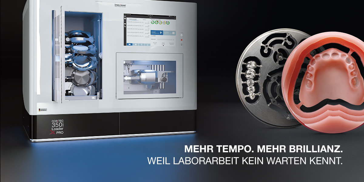 50% schnellere Fräsmaschine für Dentallabore - CORiTEC 350i X PRO Serie