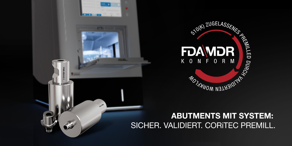 Validiertes CORiTEC preMill Abutment System