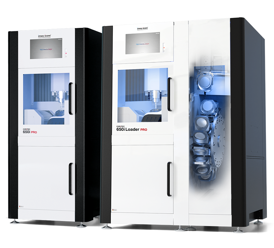 CORiTEC 650i Loader PRO Dental Fräsmaschine für 24/7 Production - Frontansicht