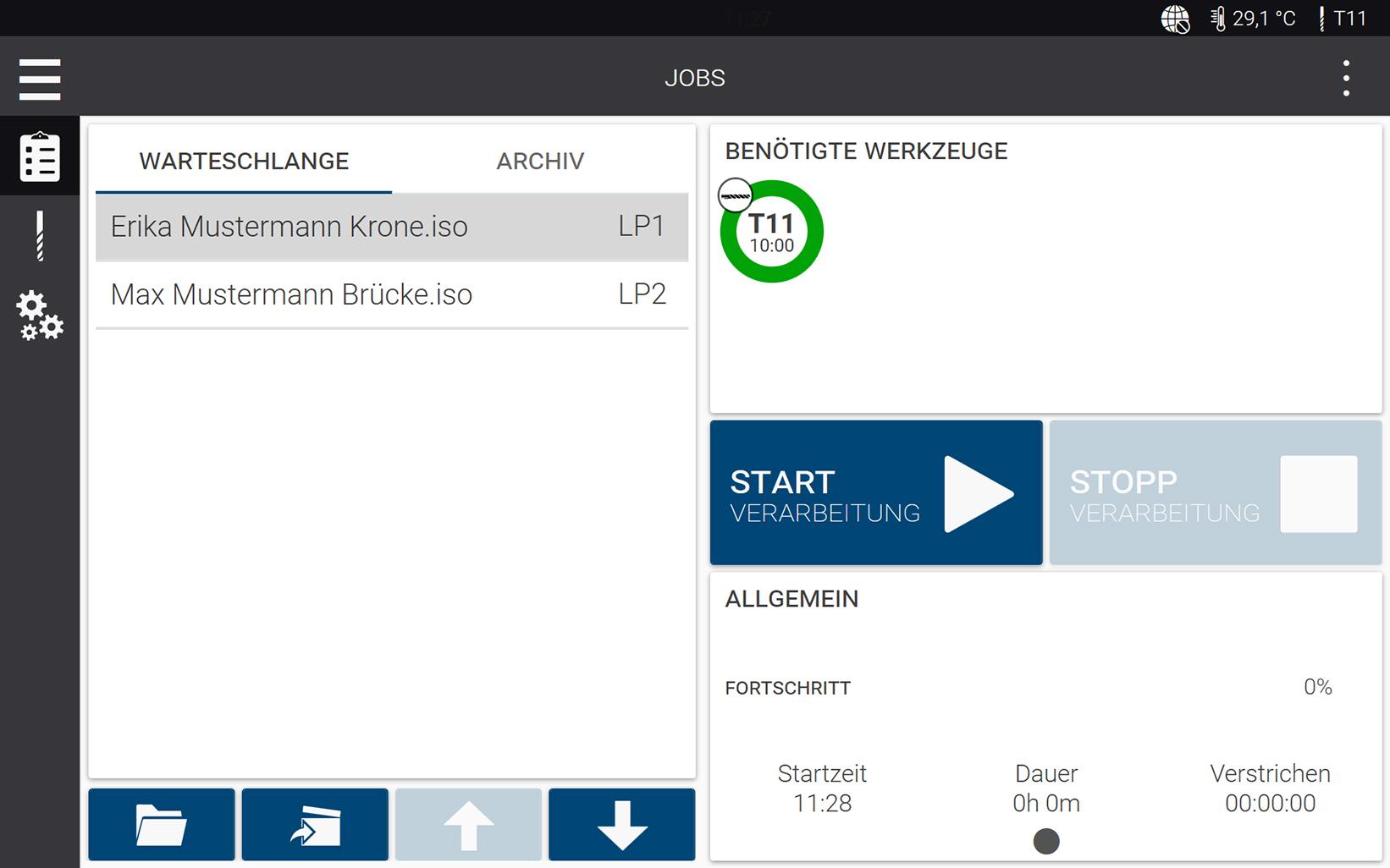 CORiTEC 250i Loader PRO - SmartControl - Übersicht