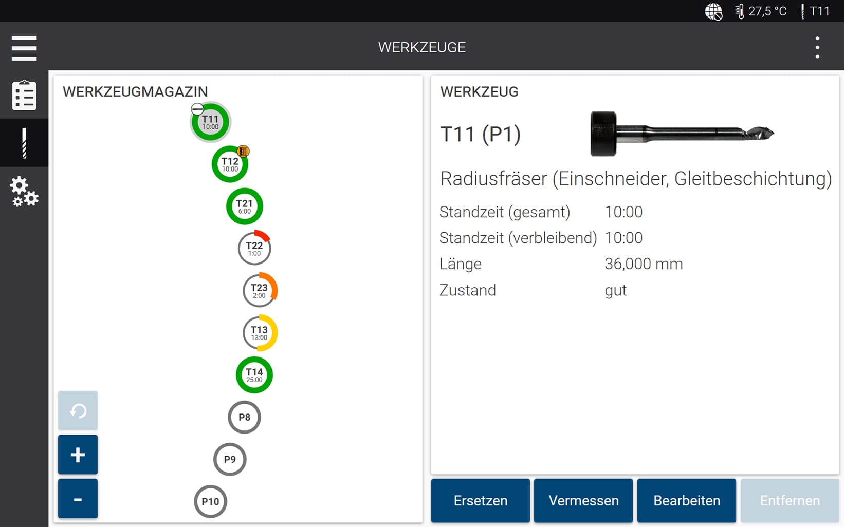 CORiTEC 150i - SmartControl - Werkzeuge