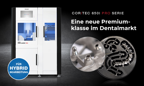 Die neue Premiumklasse für den Dentalmarkt: CORiTEC 650i PRO Serie von imes-icore